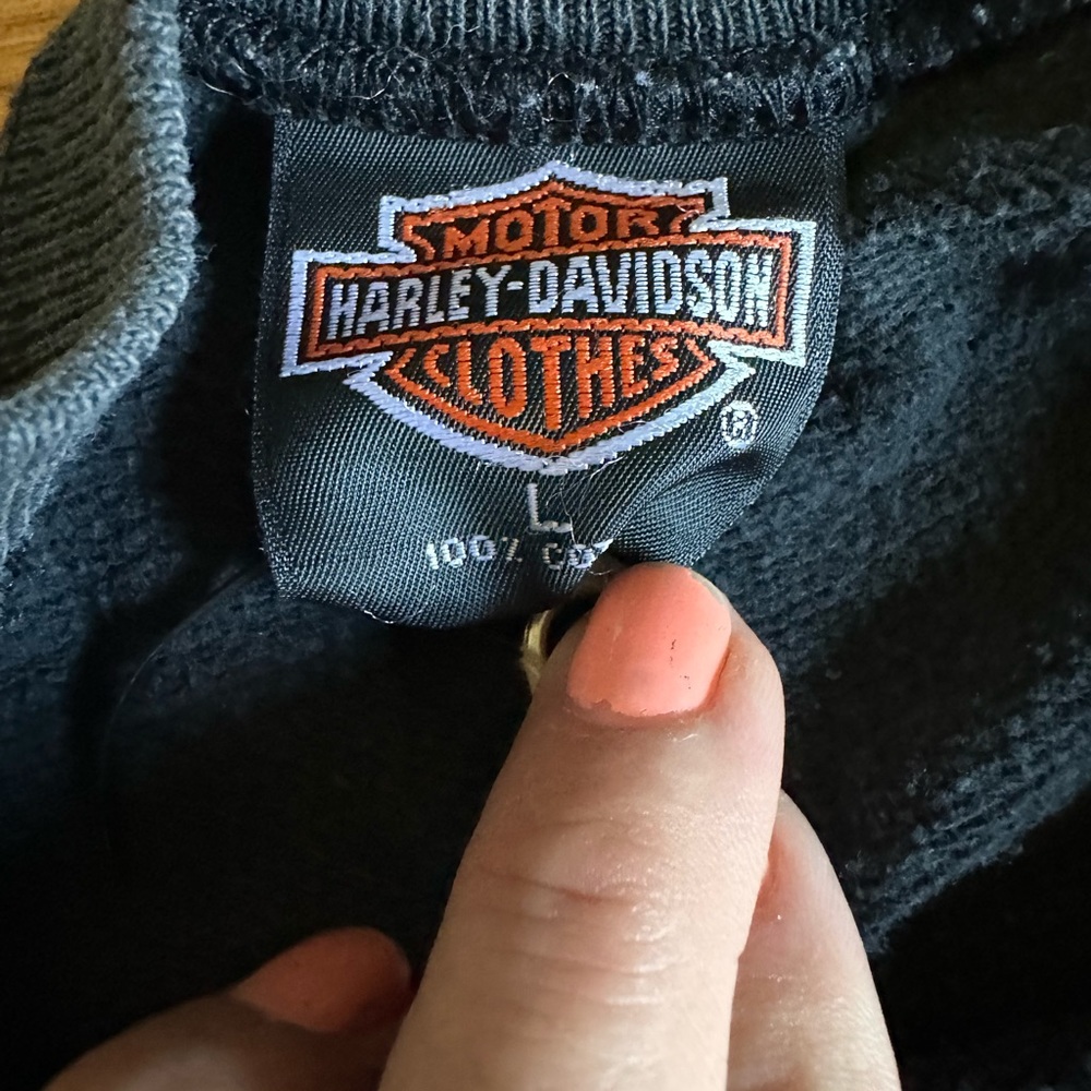 1993 vintage Bugs & Yosemite Harley Davidson crewneck